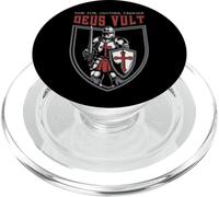 Cavaliere Templare Deus Vult È tempo di un'altra croce PopSockets PopGrip per MagSafe