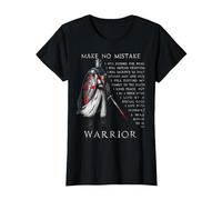 Cavaliere Templare - Non Fate errori - Cavaliere Crociato Maglietta, Donna, Nero, S