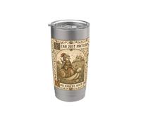 Cavaliere uccello su lumaca Marginalia Buhurt HEMA Larp Bicchiere termico in acciaio inox doppia parete