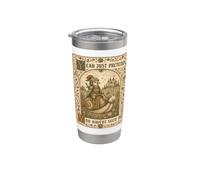 Cavaliere uccello su lumaca Marginalia Buhurt HEMA Larp Bicchiere termico in acciaio inox doppia parete