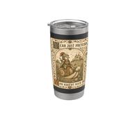 Cavaliere uccello su lumaca Marginalia Buhurt HEMA Larp Bicchiere termico in acciaio inox doppia parete
