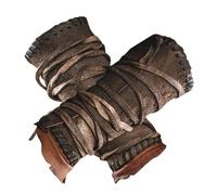Cavalieri Arm Guard 2pc, bracciali di battaglia in fronta, armatura vintage regolabile morbida: la morbida con supporto in scamosciata perfetta per cosplay o teatro offre un aspetto