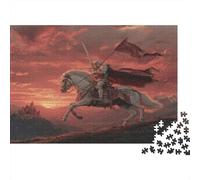 Cavalieri della cavalleria medievale 52x38cm/1000pcs - Puzzle Per Adulti Giocattolo Fai-da-te