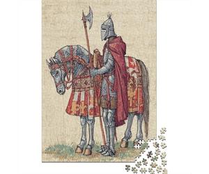 Cavalieri inglesi medievali Puzzle Per Adulti 52x38cm/1000pcs,Giochi Di Sfida