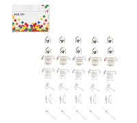 Cavalieri medievali argento armi armature set accessori (35PCS), include casco, armatura, asce da battaglia, archi e frecce, perfetto per mini soldati e scene di blocchi di costruzione a tema