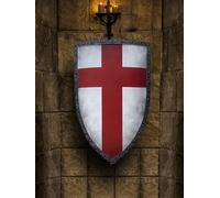 "Cavalieri medievali crociato templare Croce Rossa riscaldatore scudo...