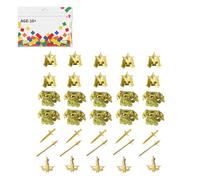 Cavalieri medievali Golden Armor Set di accessori (35 pezzi), include casco, armatura, asce da battaglia, archi e frecce, perfetto per mini soldati e scene di blocchi di costruzione a tema medievale