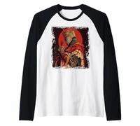 Cavalieri storici Templari crociata Cristiana Guerriero Maglia con Maniche Raglan