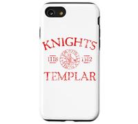 Cavalieri Templari 1118-1312 Stampa rossa invecchiata Custodia per iPhone SE (2020) / 7/8