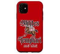 Cavalieri Templari a Cavallo 1101-1301 in latino Custodia per iPhone 11
