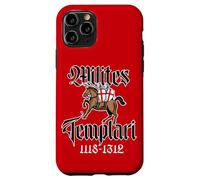 Cavalieri Templari a Cavallo 1101-1301 in latino Custodia per iPhone 11 Pro