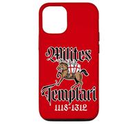 Cavalieri Templari a Cavallo 1101-1301 in latino Custodia per iPhone 12/12 Pro
