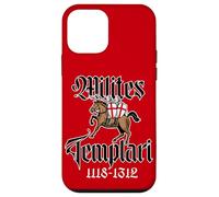 Cavalieri Templari a Cavallo 1101-1301 in latino Custodia per iPhone 12 mini