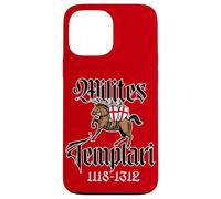 Cavalieri Templari a Cavallo 1101-1301 in latino Custodia per iPhone 13 Pro Max