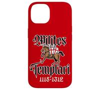 Cavalieri Templari a Cavallo 1101-1301 in latino Custodia per iPhone 14