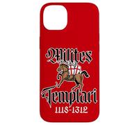 Cavalieri Templari a Cavallo 1101-1301 in latino Custodia per iPhone 14 Plus