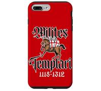 Cavalieri Templari a Cavallo 1101-1301 in latino Custodia per iPhone 7 Plus/8 Plus