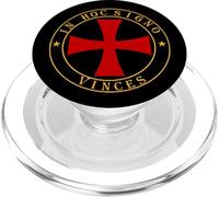 Cavalieri Templari Croce In hoc signo vince Crociati Templari PopSockets PopGrip per MagSafe