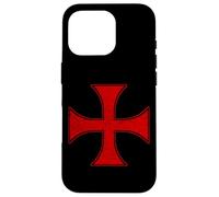 CAVALIERI TEMPLARI CROCE PATTEE CRUSADER ORDINE DELLA CROCE ROSSA Custodia per iPhone 16 Pro