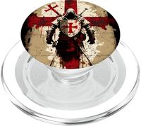 Cavalieri Templari Crociato Crociato Soldato di Cristo Bandiera PopSockets PopGrip per MagSafe
