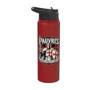 Cavalieri Templari Pauvres Chevaliers Du Christ Francese Stainless Steel Insulated Water Bottle