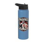 Cavalieri Templari Pauvres Chevaliers Du Christ Francese Stainless Steel Insulated Water Bottle