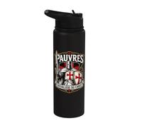 Cavalieri Templari Pauvres Chevaliers Du Christ Francese Stainless Steel Insulated Water Bottle