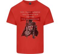 Cavalieri Templari Preghiera st Georges Giorno Uomo Cotone T-Shirt