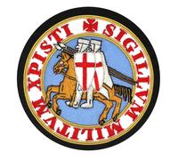 Cavalieri Templari Sigillo Ricamato Giacca Distintivo
