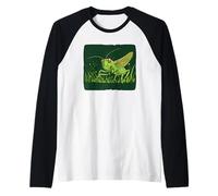 Cavalletta elegante e divertente per un tocco naturale Maglia con Maniche Raglan