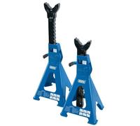 CAVALLETTI 3 TONNELLATE SET 2 PEZZI SUPPORTO SOLIDO SICUREZZA CARICO FACILE REGO