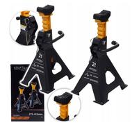 Cavalletti Auto 2T Con Jack Supporti Regolabili In Altezza 275-415Mm Set Di 2