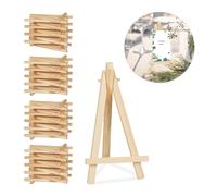 Cavalletti da pittore mini Supporto foto Supporti per menù Legno Pieghevole