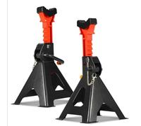 Cavalletti di sostegno per auto, 3000 kg, 3T (295 - 425 mm), rinforzati, 10 livelli, cavalletti per cric, cambio pneumatici, con fusibile (1 paio) (3T)