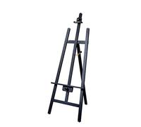Cavalletti Dipinto ad olio cavalletto Studente di arte della cremagliera in legno per la Visualizzazione Della Pittura(Schwarz)