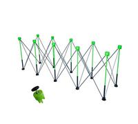Cavalletti For Regolabili Pieghevoli, Banco Da Lavoro Pieghevole Con Capacità Di 1100 Libbre, Supporto Portatile Specializzato For La Lavorazione Del Legno, For Fabbriche(Green,212.5x57.6x76.2cm)