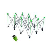 Cavalletti For Regolabili Pieghevoli, Banco Da Lavoro Pieghevole Con Capacità Di 1100 Libbre, Supporto Portatile Specializzato For La Lavorazione Del Legno, For Fabbriche(Green,161.1x109.2x76.2cm)