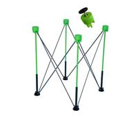 Cavalletti For Regolabili Pieghevoli, Banco Da Lavoro Pieghevole Con Capacità Di 1100 Libbre, Supporto Portatile Specializzato For La Lavorazione Del Legno, For Fabbriche(Green,57.6x57.6x76.2cm)