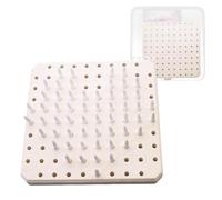 Cavalletti in ceramica. Base riutilizzabile in argilla ignifuga | Utensili per ceramica riutilizzabili, resistenti alle alte temperature, con perno da 60 ore, accessori per stufe in ceramica