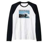 Cavalletti Inferiori Surf Waves Style Salty Air Design CA Maglia con Maniche Raglan