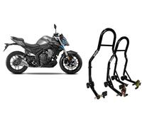 Cavalletti moto alzamoto alza ruota coppia anteriore e posteriore per alzare davanti e dietro la Voge Brivido 500