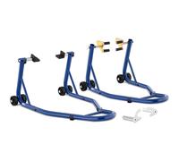 MSW Cavalletto per Moto Ruota Anteriore E Posteriore Inserimento A Forchetta MSW-MS-14 (2 Pezzi)