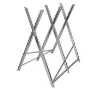 Cavalletti per segare, Cavalletto taglialegna, Acciaio inossidabile, pieghevole