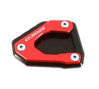 Cavalletti Piastra Cavalletto Laterale Motocicletta Appoggio Piede Per B&MW G310GS G310R 2017 2018 Allarga Piastra Supporto Cavalletto Laterale Appoggio Piede Supporto Cuscino(Rosso 1)