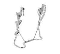 Cavalletto a Doppia Gamba in Ferro per Monopattino Elettrico Supporto Posteriore Robusto per Base Curva Distribuzione Peso Parcheggio Allaperto Accessorio Bici