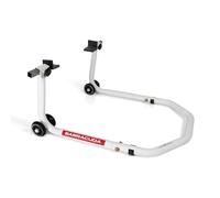CAVALLETTO ACCIAIO UNIVERSALE BARRACUDA MOTO CON SLITTA DI GOMMA
