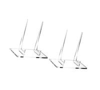 Cavalletto acrilico espositore per foto trasparente per libro fotografico piatto decorativo supporti per esposizione di immagini libri