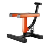 Cavalletto alza moto universale cross/enduro motard max 150kg gommato Arancio
