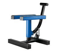 Cavalletto alza moto universale cross/enduro motard max 150kg gommato Blu