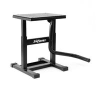 CAVALLETTO ALZA MOTO UNIVERSALE NERO CROSS ACCIAIO ENDURO MOTARD ROJO SOLLEVA